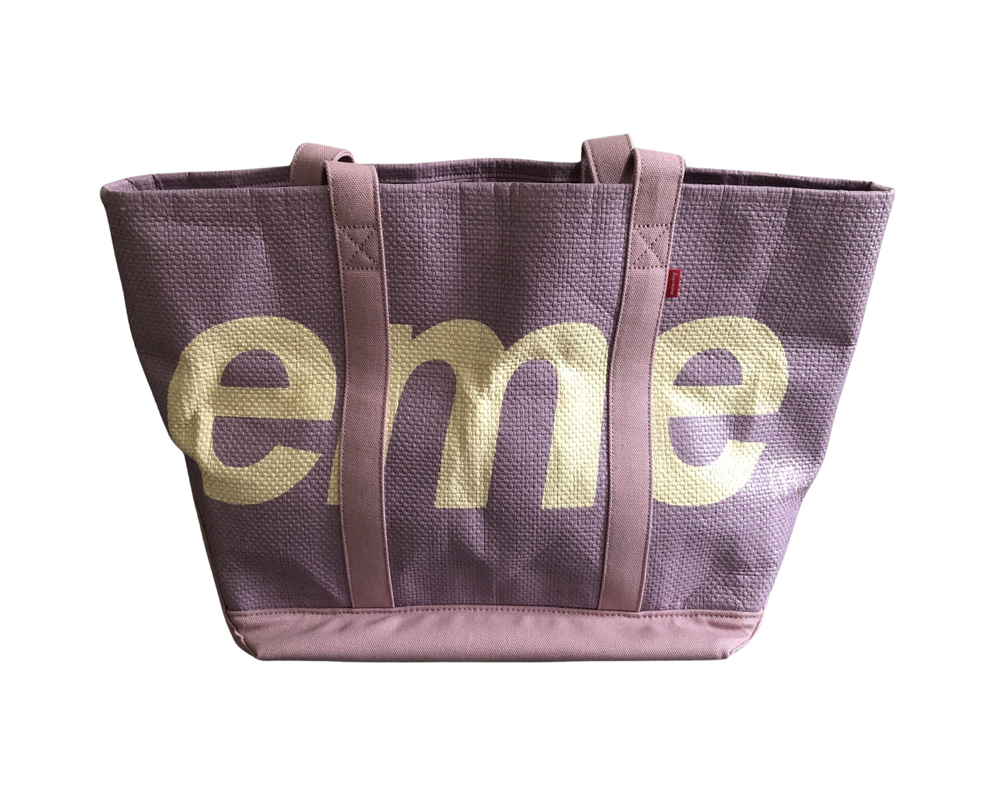 Supreme Raffia Tote Purple