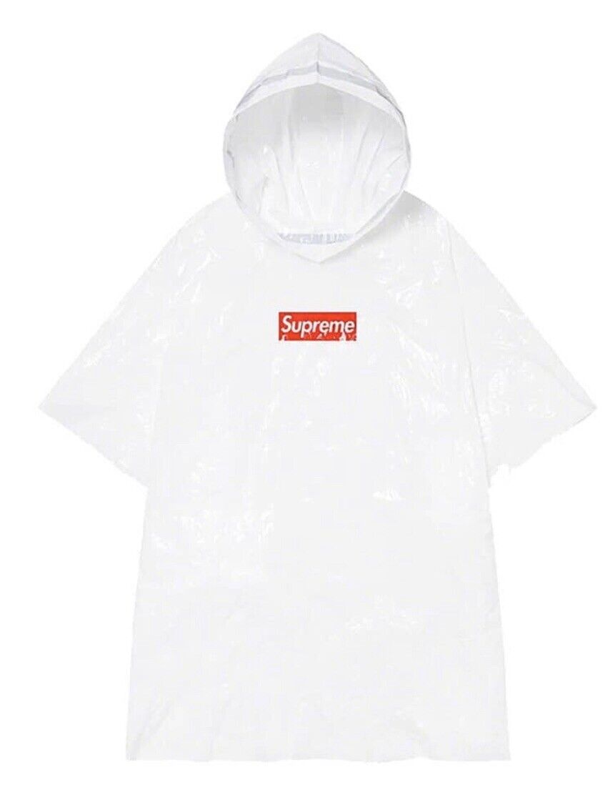 Supreme Ballpark Rain Poncho SS20 Season Gift White/Red