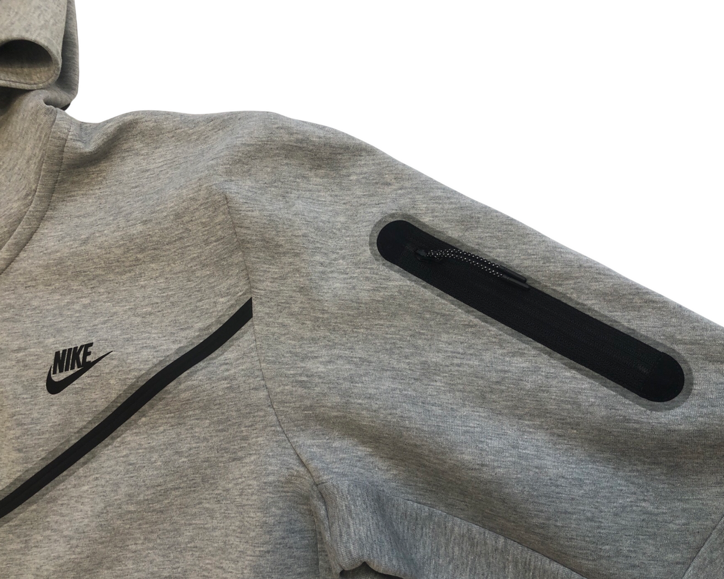 Sportswear Tech Fleece Full-Zip Hoodie Heather Grey/Black