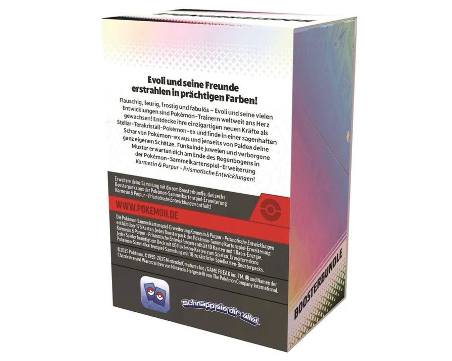 Pokémon KARMESIN & PURPUR - PRISMATISCHE ENTWICKLUNGEN BOOSTER BUNDLE (DE)